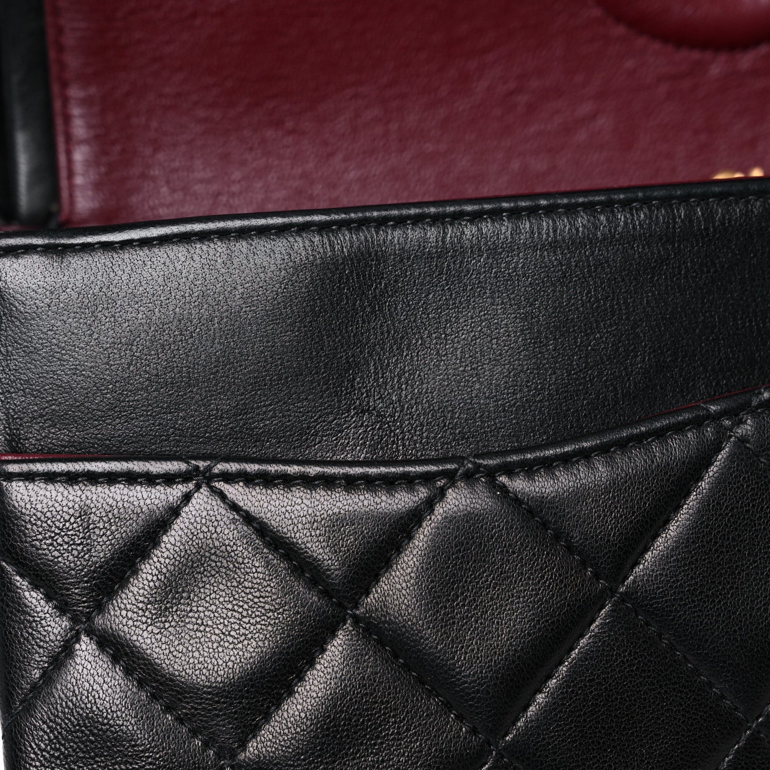 Chanel Lambskin Quilted Medium Double Flap Black 20 of 23