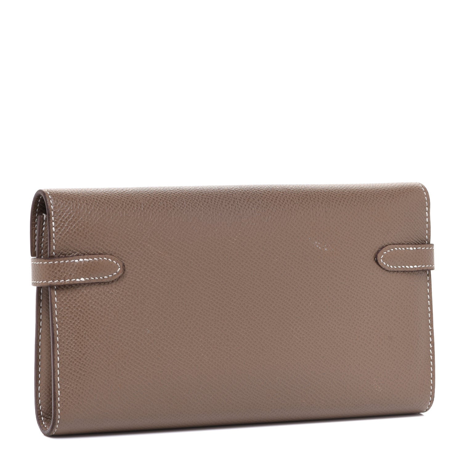 Hermes Epsom Kelly Longue Wallet Etoupe 3 of 13