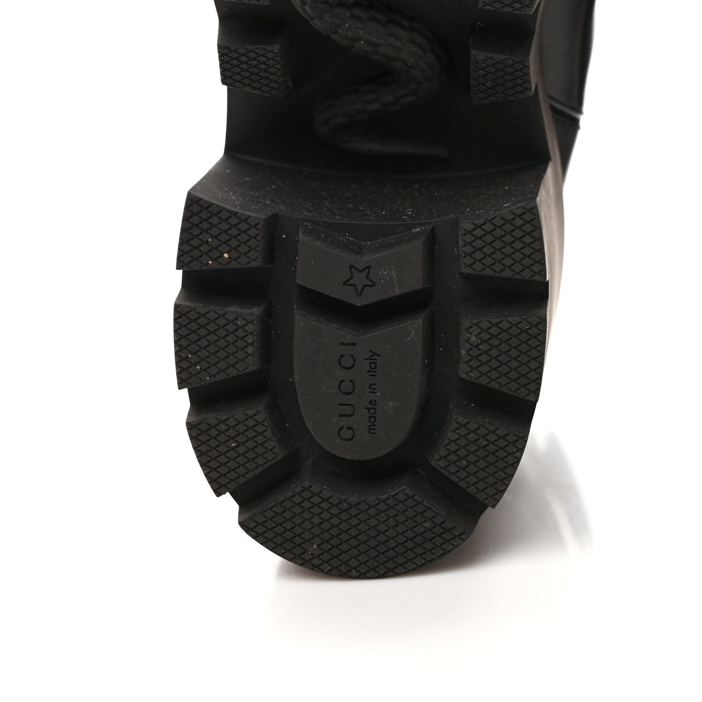 Magnum Calfskin Logo Ankle Boots 40 Black