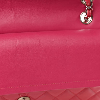 Chanel Patent Calfskin Quilted Medium Double Flap Pink 12 of 14