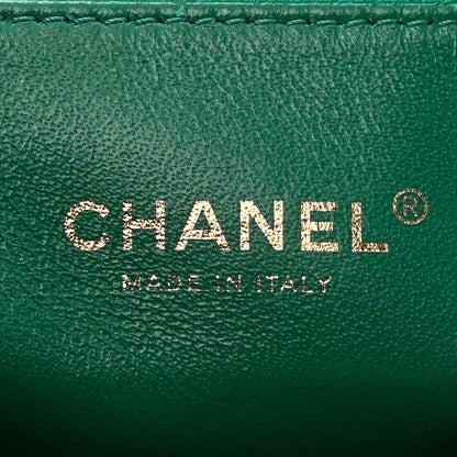 Chanel Caviar Quilted Business Affinity Backpack Green 6 of 11