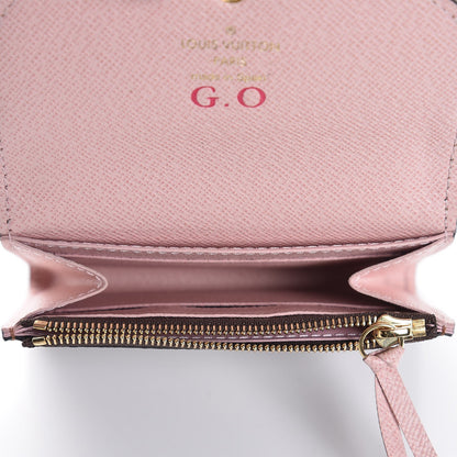 Louis Vuitton Damier Ebene Rosalie Coin Purse Rose Ballerine 5 of 6