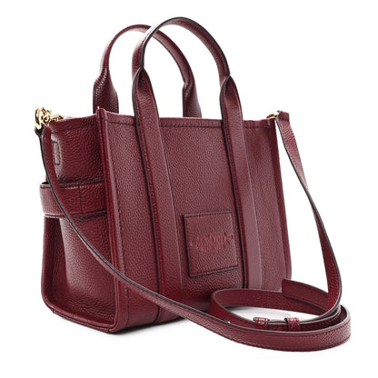Marc Jacobs Grained Calfskin Small The Tote Bag Cherry 3 of 10