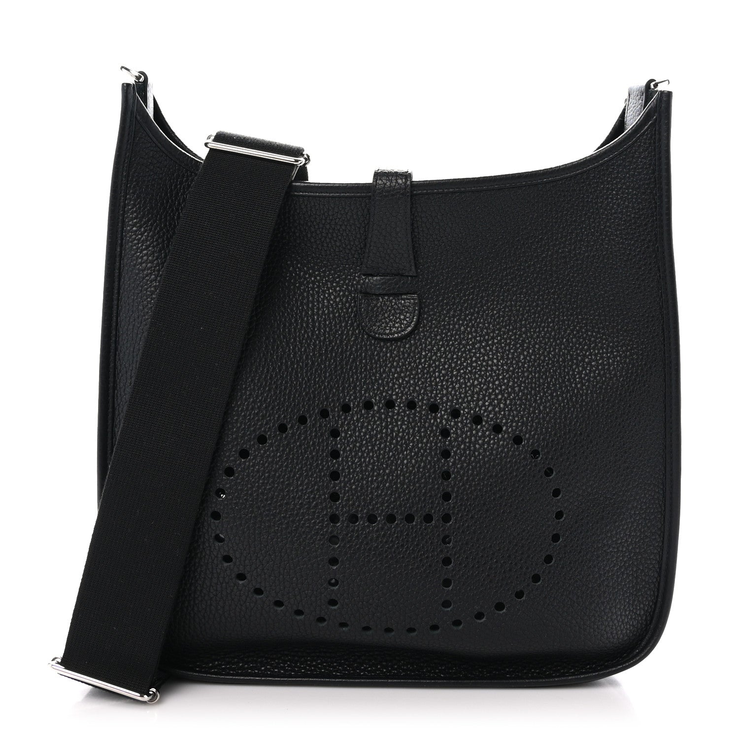 Hermes Taurillon Clemence Evelyne III GM Black 1 of 11
