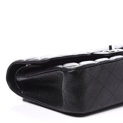 Chanel Caviar Quilted Medium Double Flap Black 7 of 10