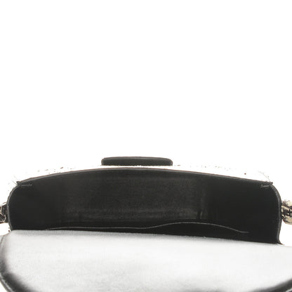 Celine Watersnake Small Trotteur Black White 5 of 6