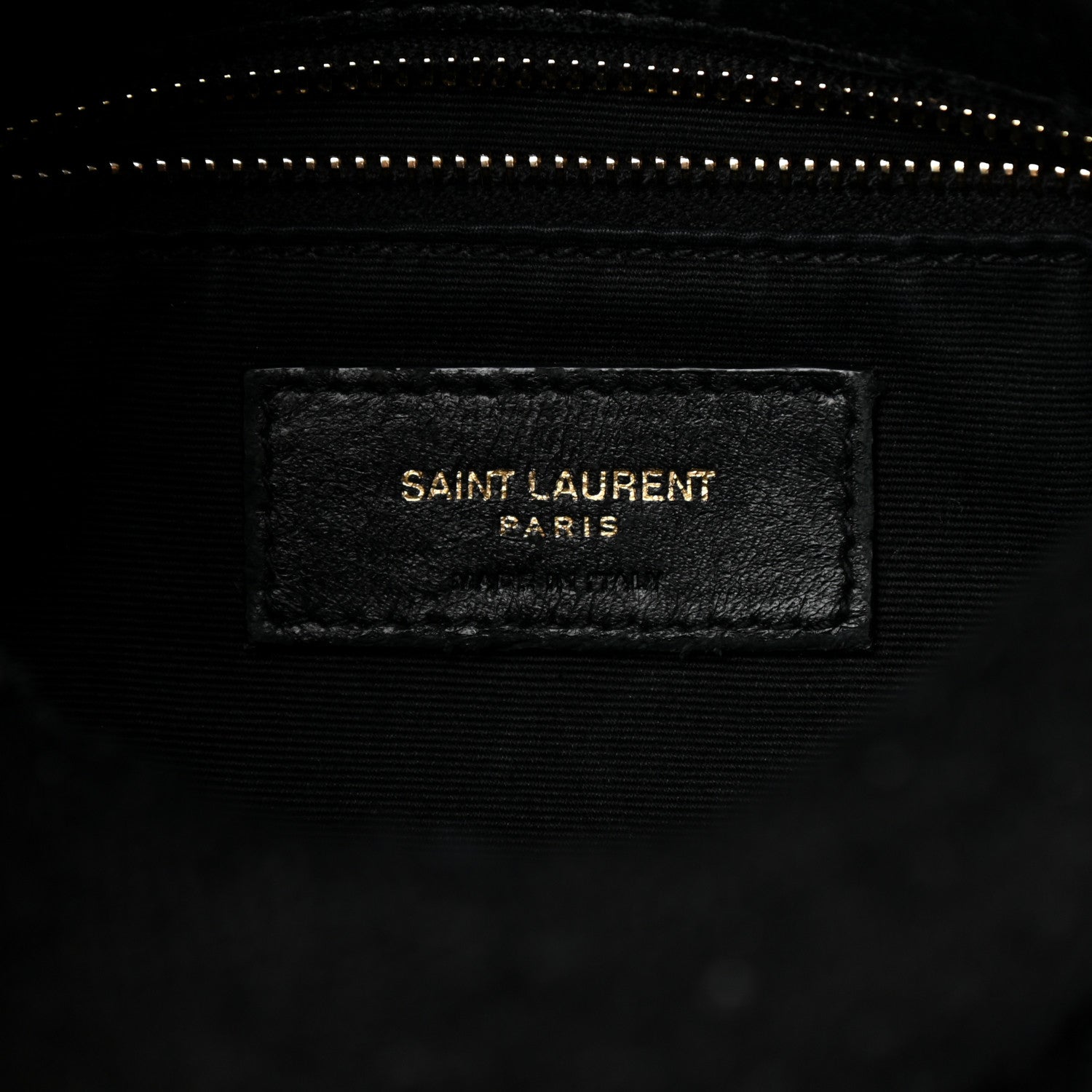 Saint Laurent Boucle Tweed Quilted Small Loulou Puffer Monogram Chain Satchel Black 6 of 12