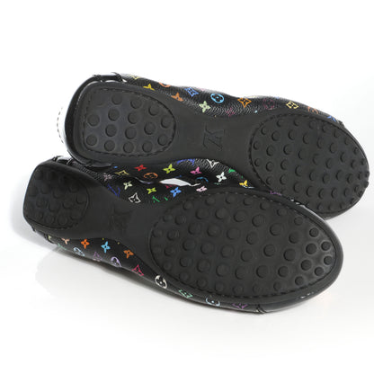 Louis Vuitton Monogram Multicolor LOVELY Ballet Flats Black 39 4 of 7