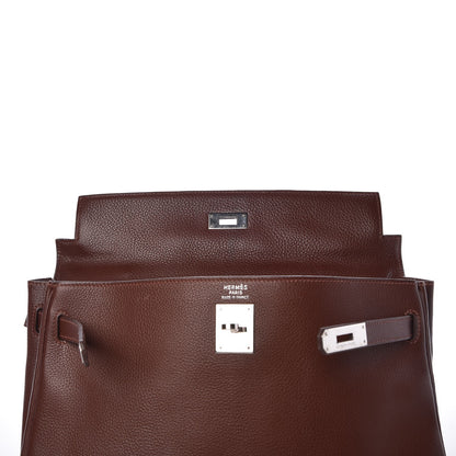 Hermes Evergrain Kelly Retourne 35 Havane 33 of 68