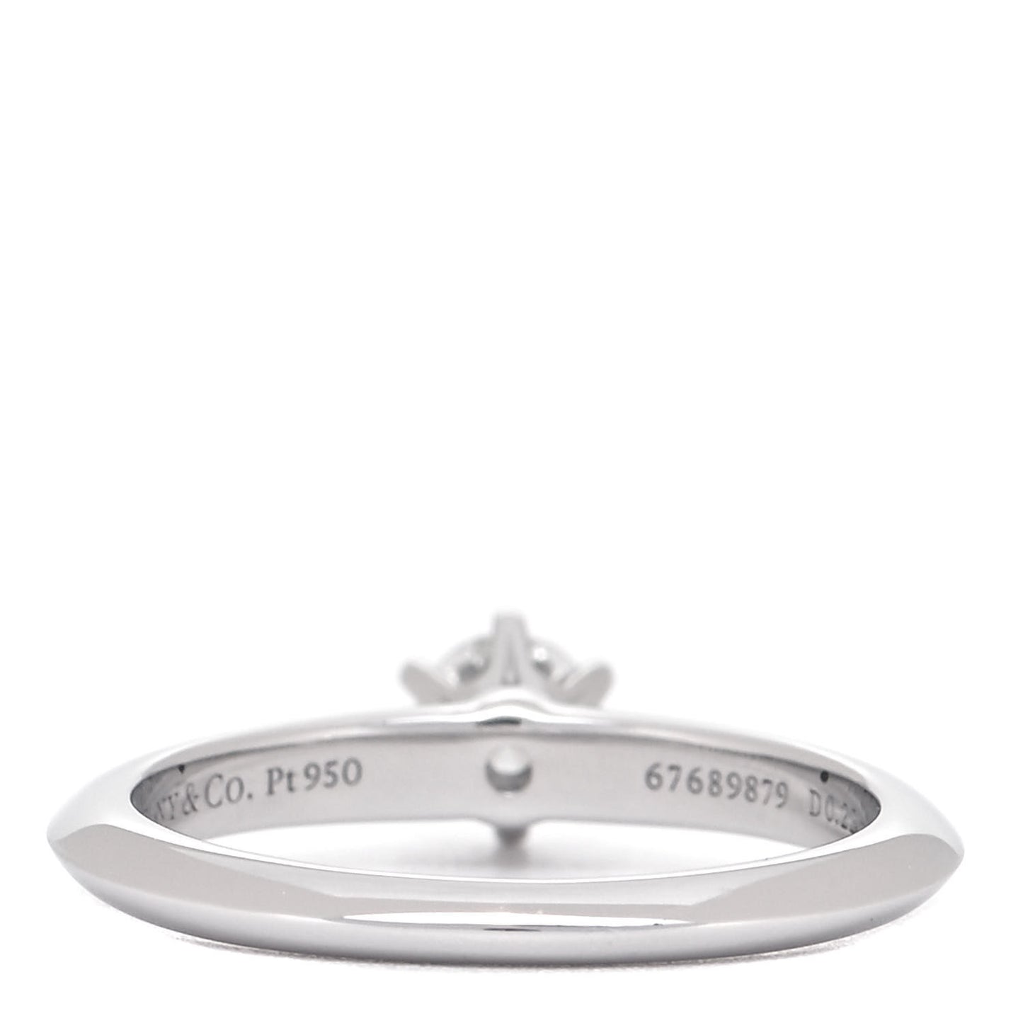 Platinum Diamond .22ct Solitaire Engagement Ring 47 4