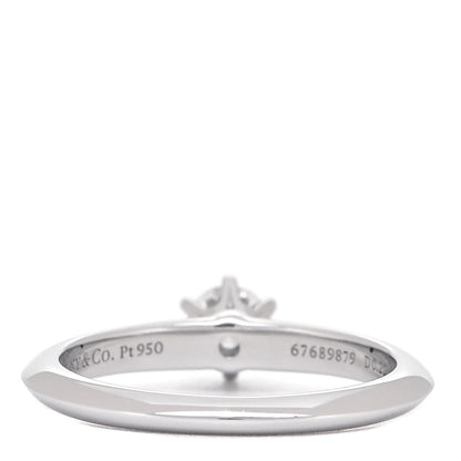 Tiffany Platinum Diamond .22ct Solitaire Engagement Ring 47 4 3 of 5