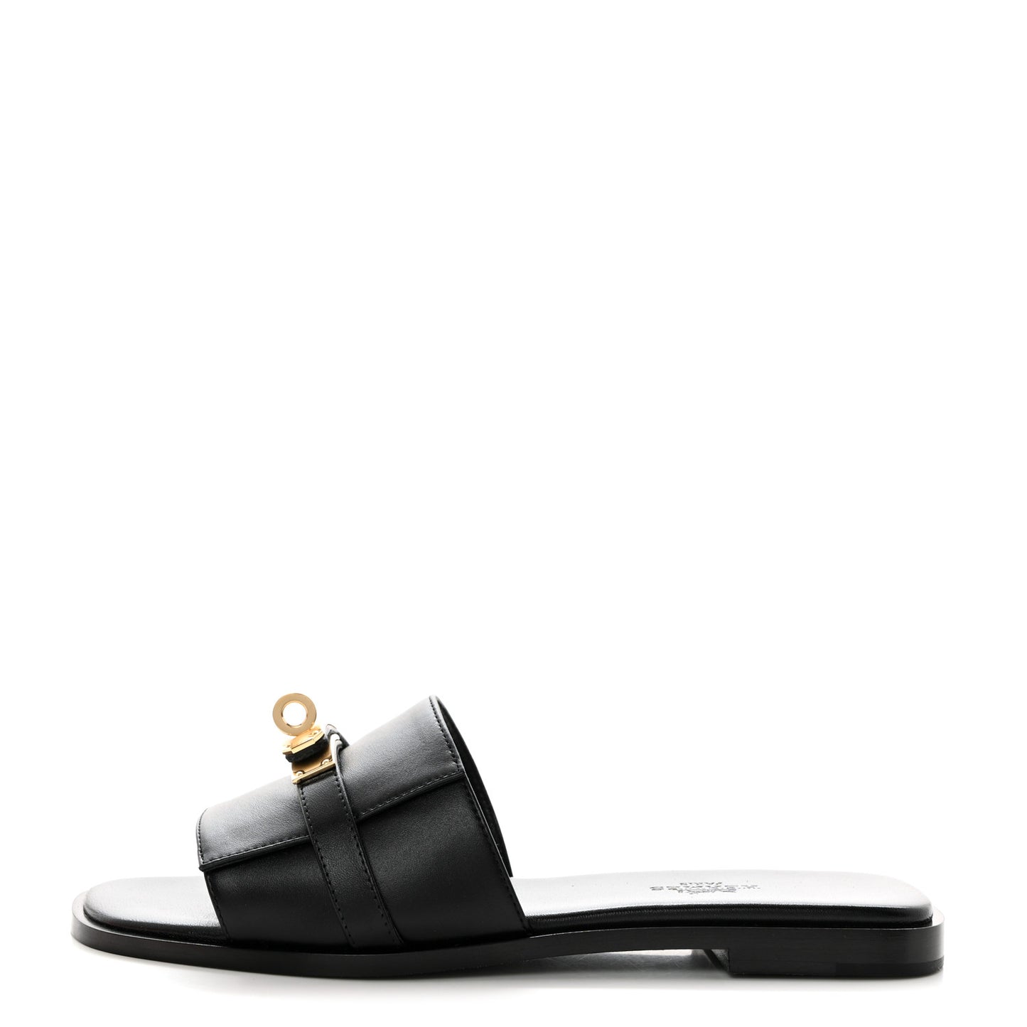Calfskin Giulia Sandals 36 Black