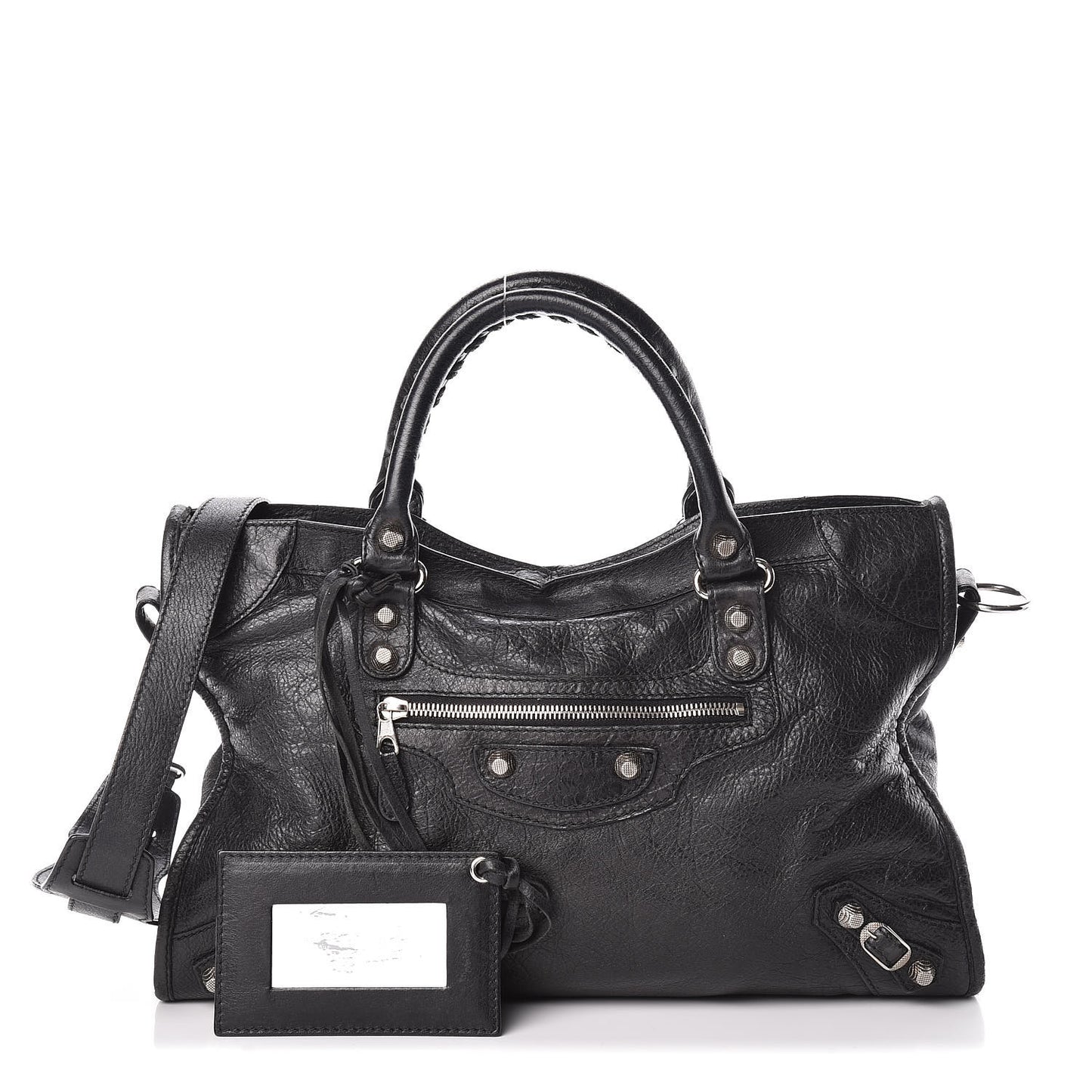 Agneau Giant 12 Silver Hardware City Black