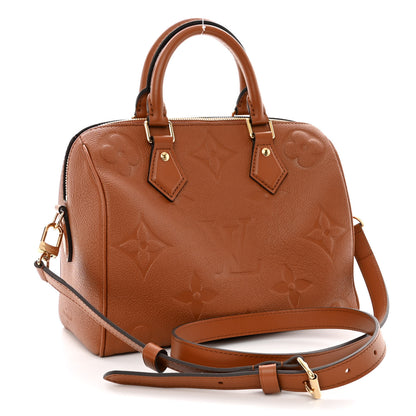Louis Vuitton Empreinte Monogram Giant Speedy Bandouliere 25 Cognac 3 of 9