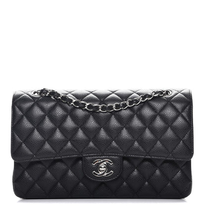 Chanel Caviar Quilted Medium Double Flap Black 1 of 8