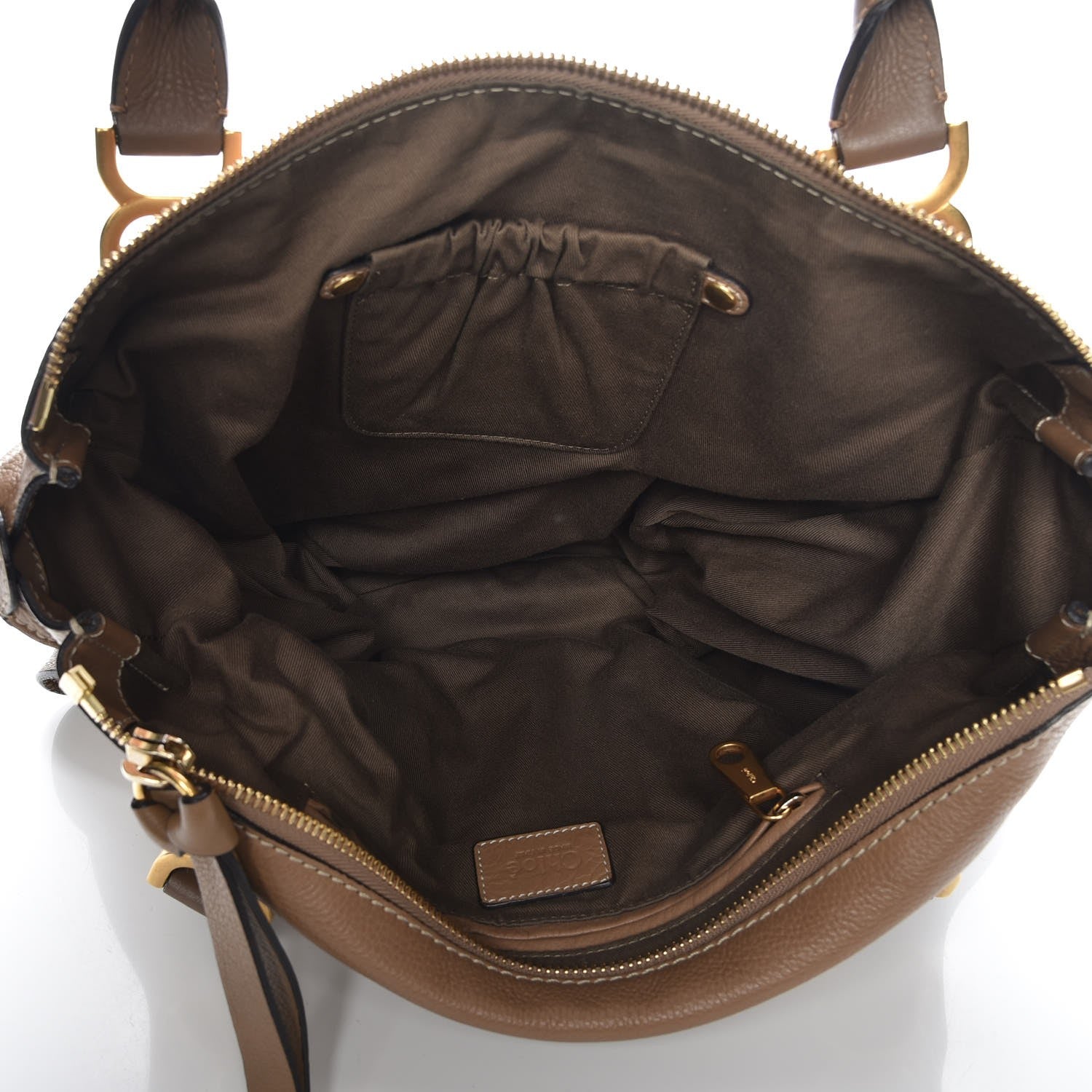 Chloe Calfskin Large Marcie Satchel Nut 5 of 8