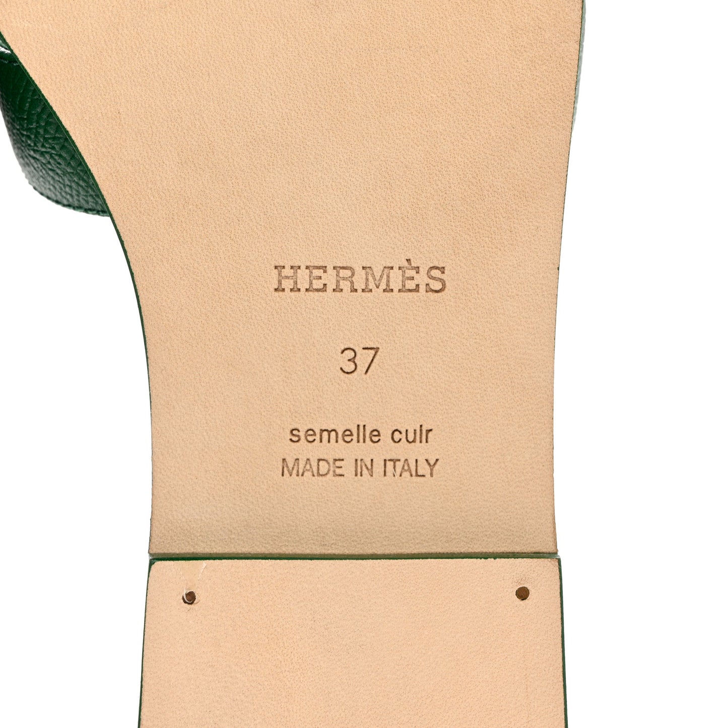 Epsom Oran Sandals 37 Vert Emeraude