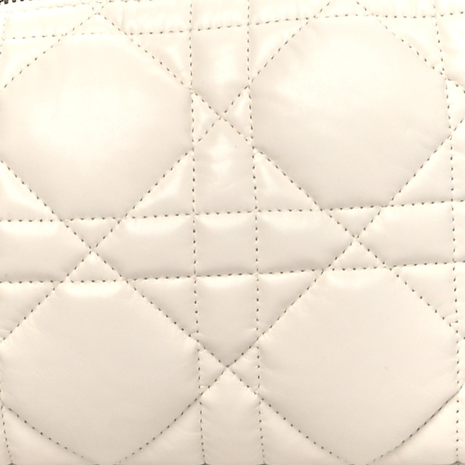 Christian Dior Calfskin Macrocannage Medium Diortravel Nomad Pouch Latte 9 of 10