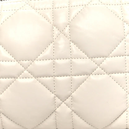 Christian Dior Calfskin Macrocannage Medium Diortravel Nomad Pouch Latte 9 of 10