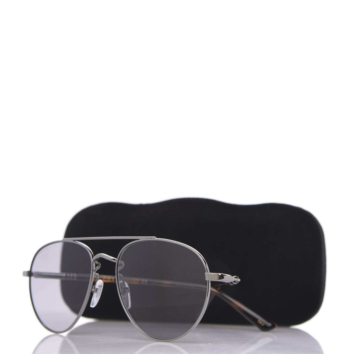Acetate Aviator Sunglasses GG0447S Silver