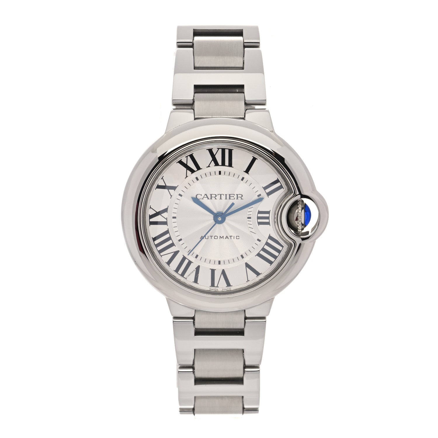 Cartier Stainless Steel 33mm Ballon Bleu De Cartier Automatic Watch 1 of 5