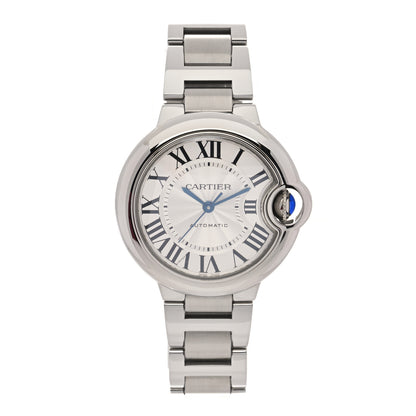 Cartier Stainless Steel 33mm Ballon Bleu De Cartier Automatic Watch 1 of 5