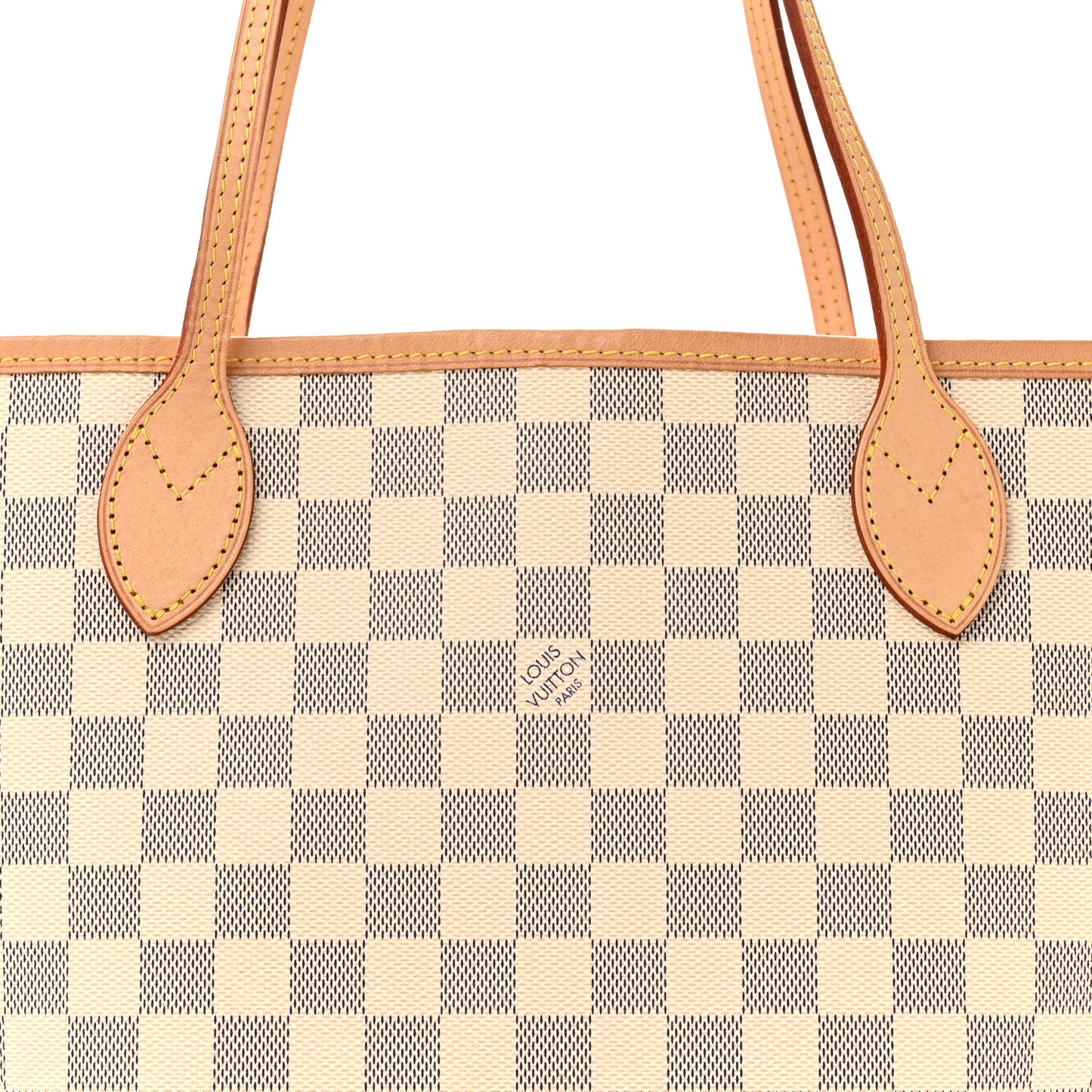 Damier Azur Neo Neverfull MM Rose Ballerine