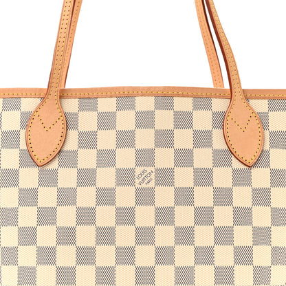 Louis Vuitton Damier Azur Neo Neverfull MM Rose Ballerine 8 of 13