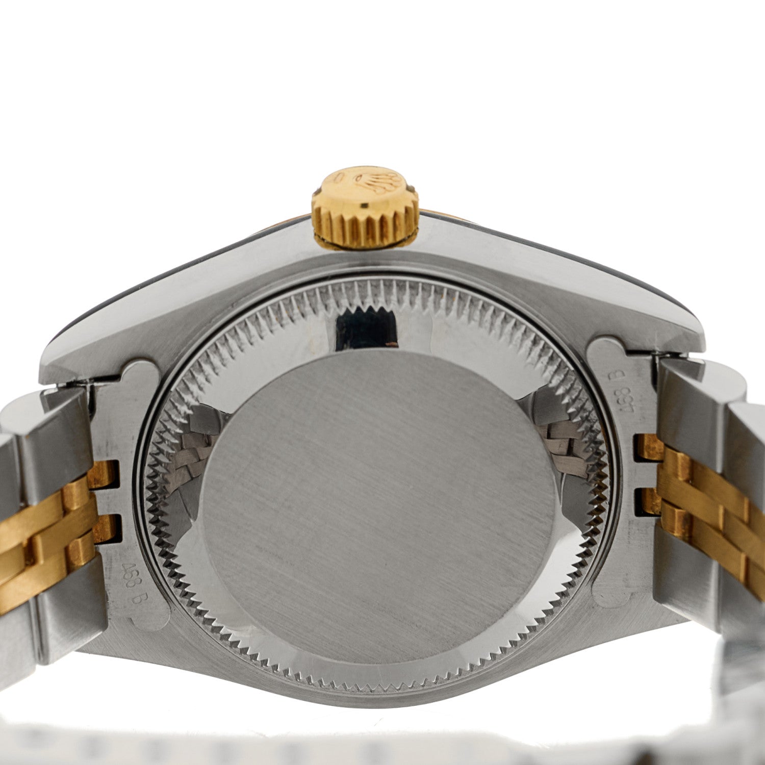 Rolex Stainless Steel 18K Yellow Gold Diamond 26mm Oyster Perpetual Datejust Watch Champagne 69173 4 of 4