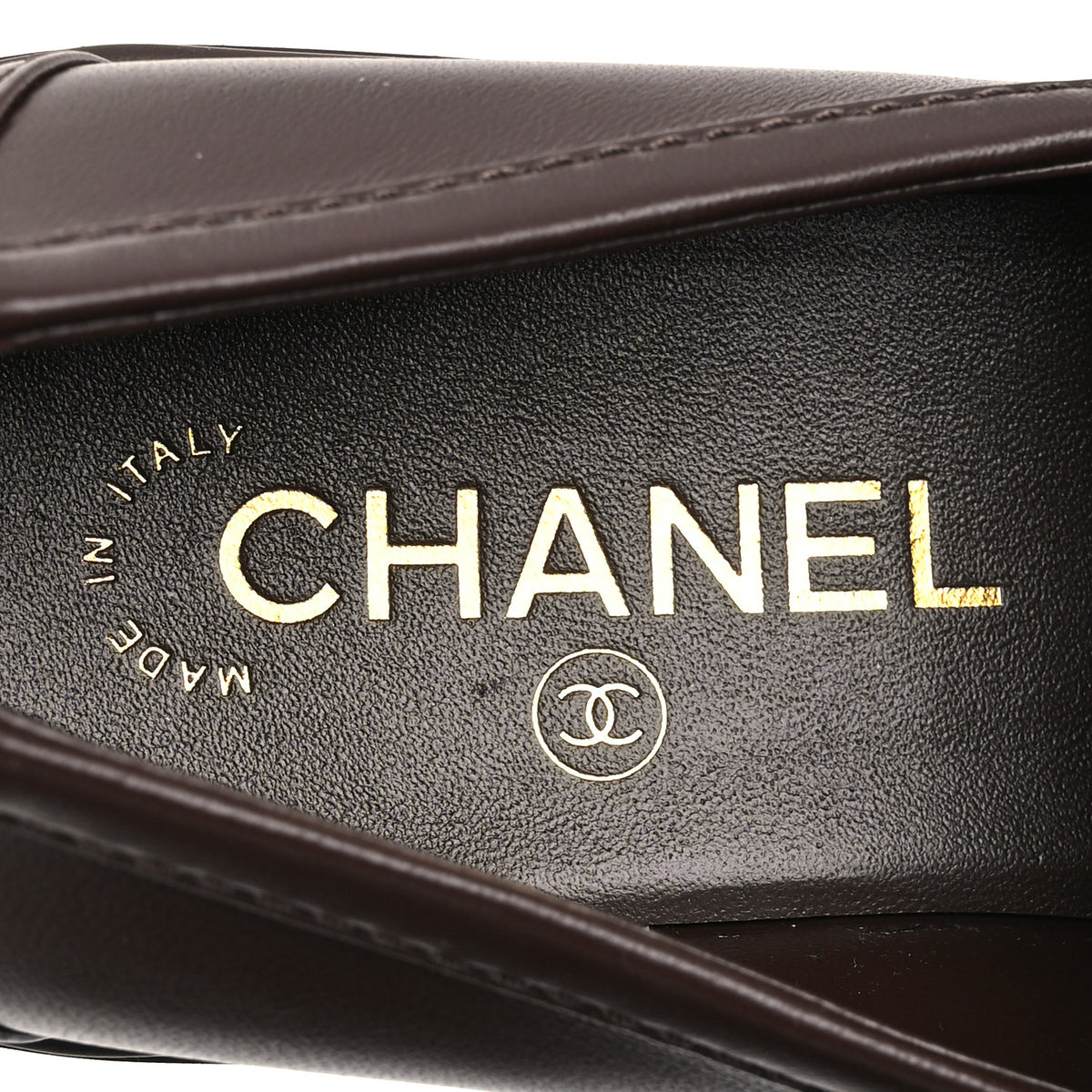 Chanel Lambskin Quilted CC Turnlock Loafers 39 Dark Brown 7 of 11