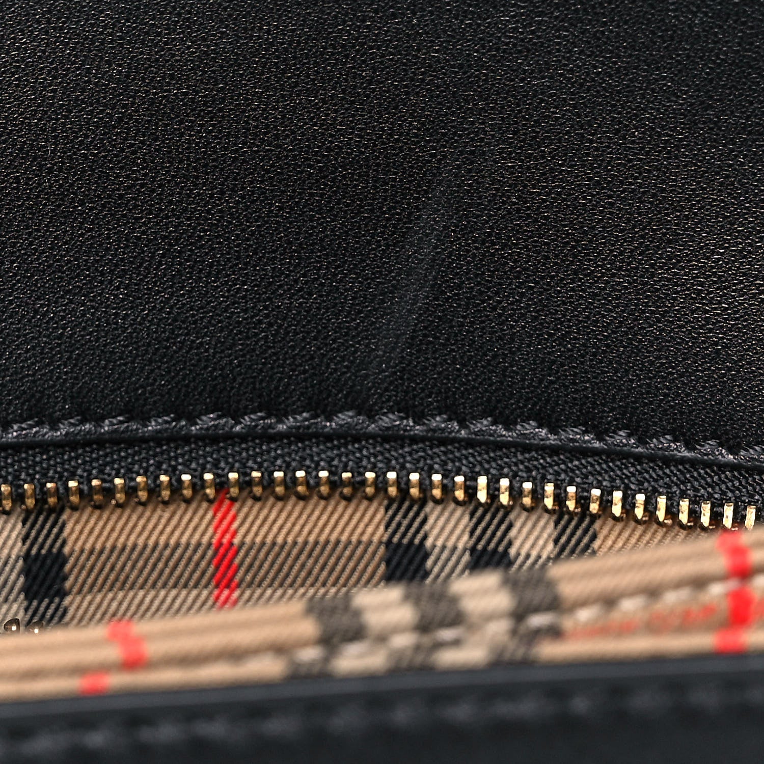 Burberry Soft Calfskin Link Flap Crossbody Black 11 of 12