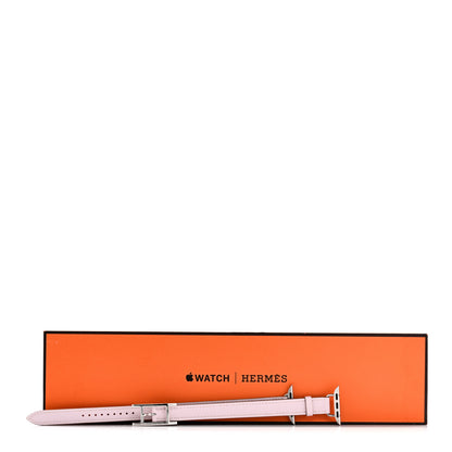 Hermes Swift 42mm Apple Watch Double Tour Hapi Band Mauve Pale 6 of 6