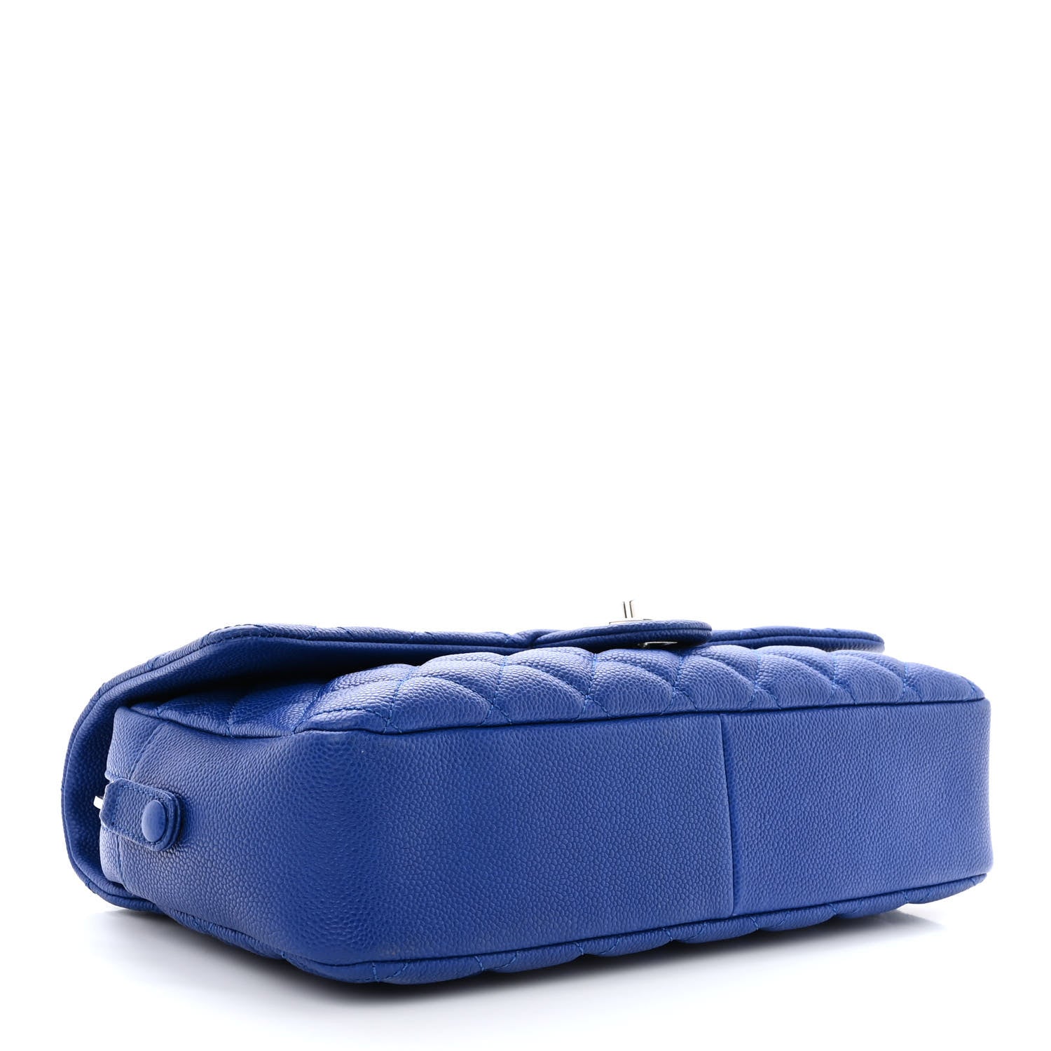 Chanel Caviar Quilted Jumbo Easy Flap Blue 4 of 10