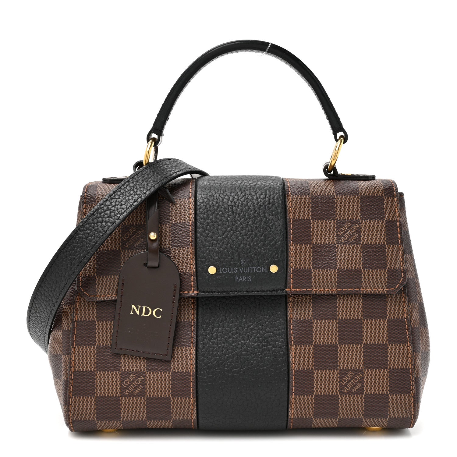 Louis Vuitton Damier Ebene Bond Street BB Black 1 of 9