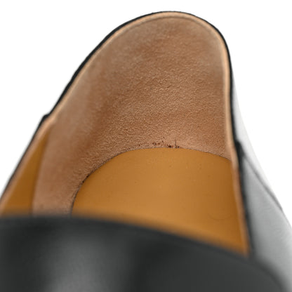 Hermes Goatskin Mens Giovanni Loafer 43 Black 9 of 9