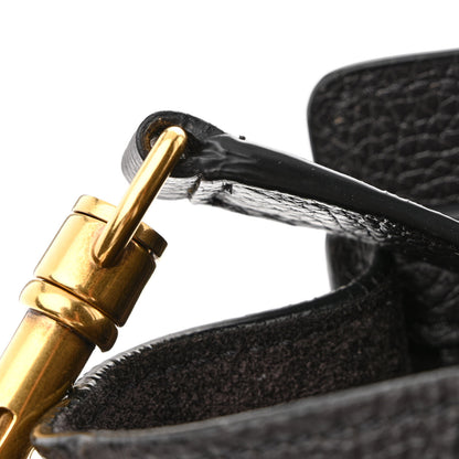 Celine Drummed Calfskin Nano Luggage Liquorice 11 of 11