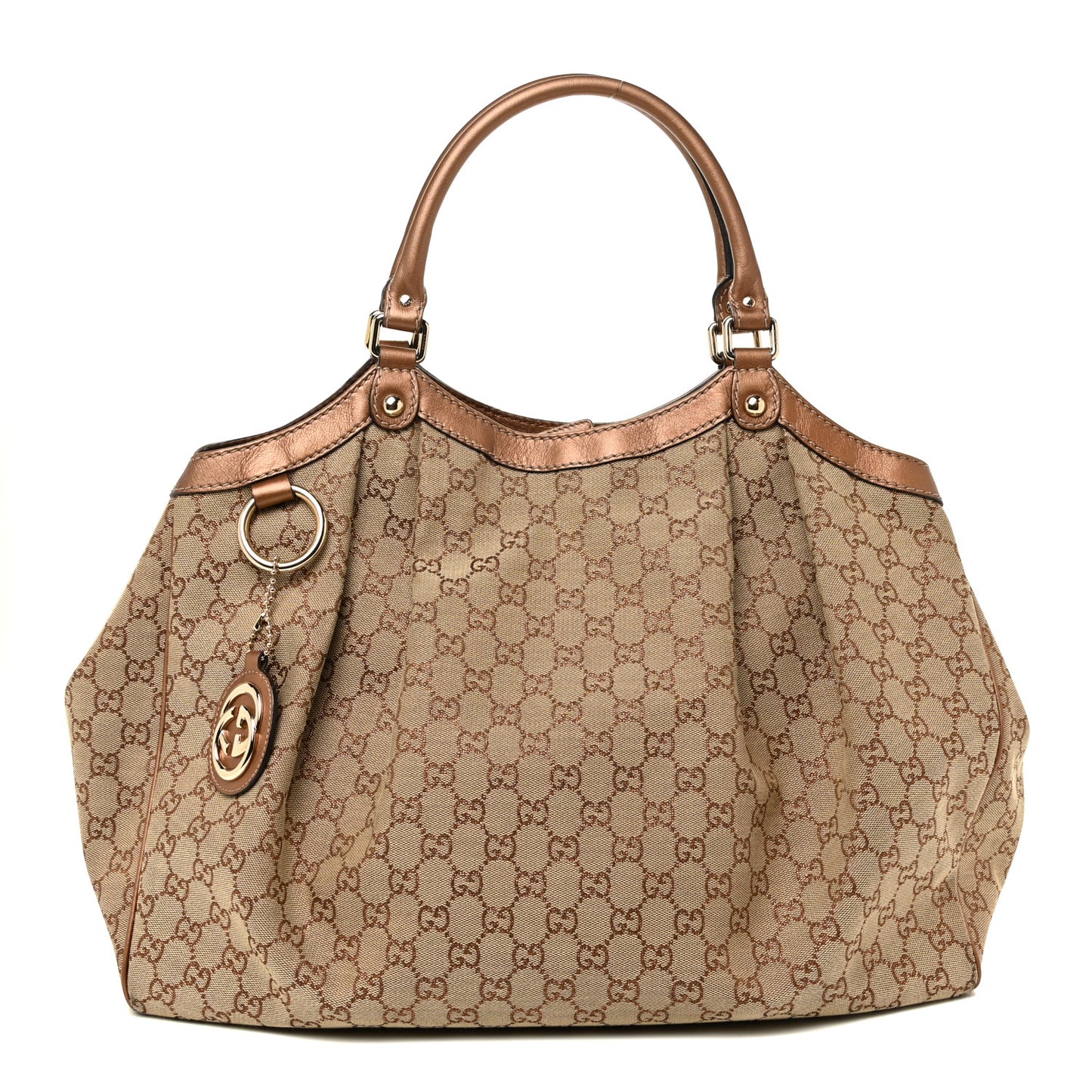 Monogram Large Sukey Tote Bronze