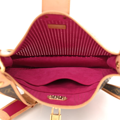 Louis Vuitton Monogram Perforated Musette Fuchsia 5 of 14