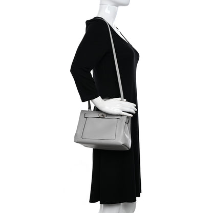 Mulberry Silky Calfskin Medium Islington Pale Grey 2 of 9