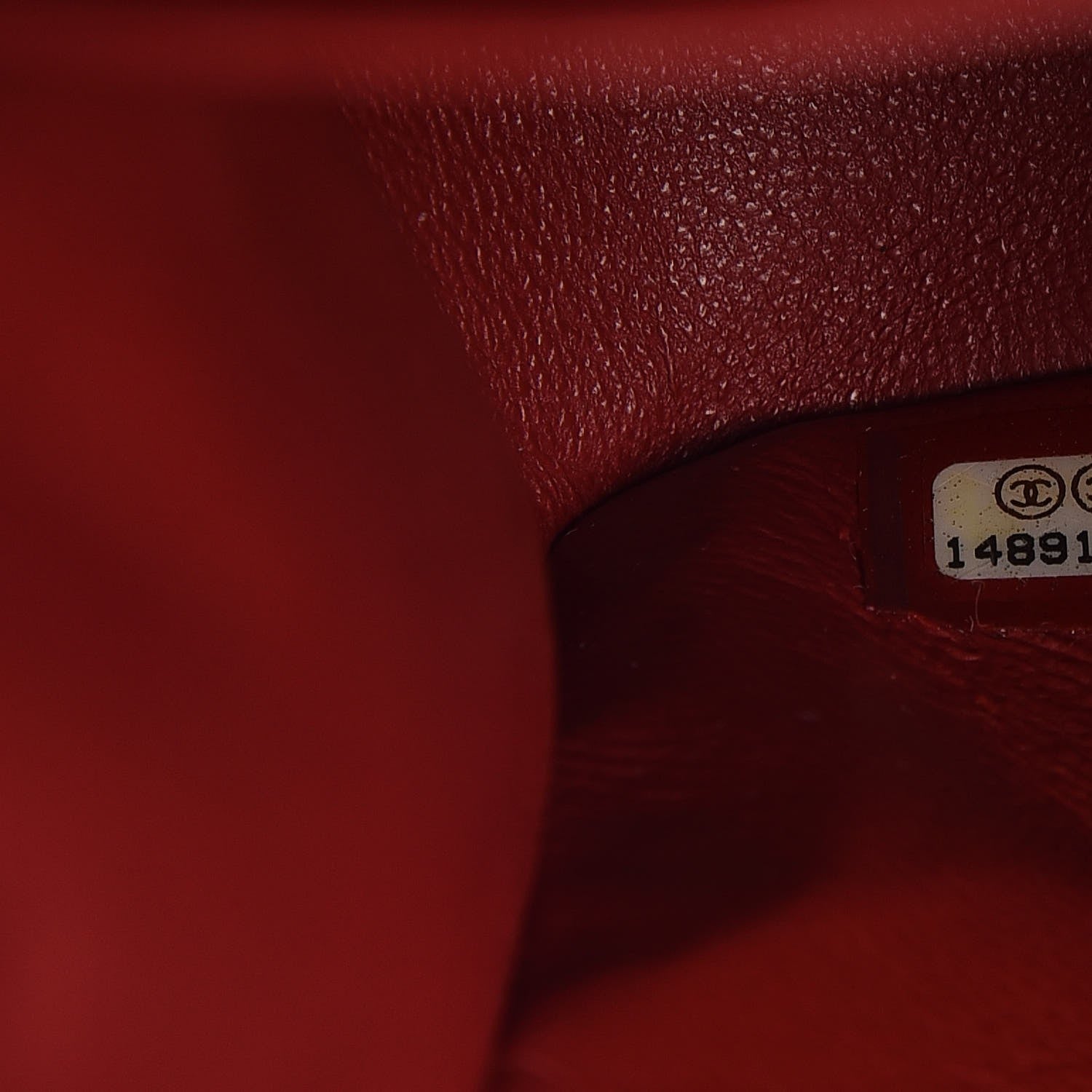 Chanel Caviar Quilted Jumbo Double Flap Dark Red 7 of 8
