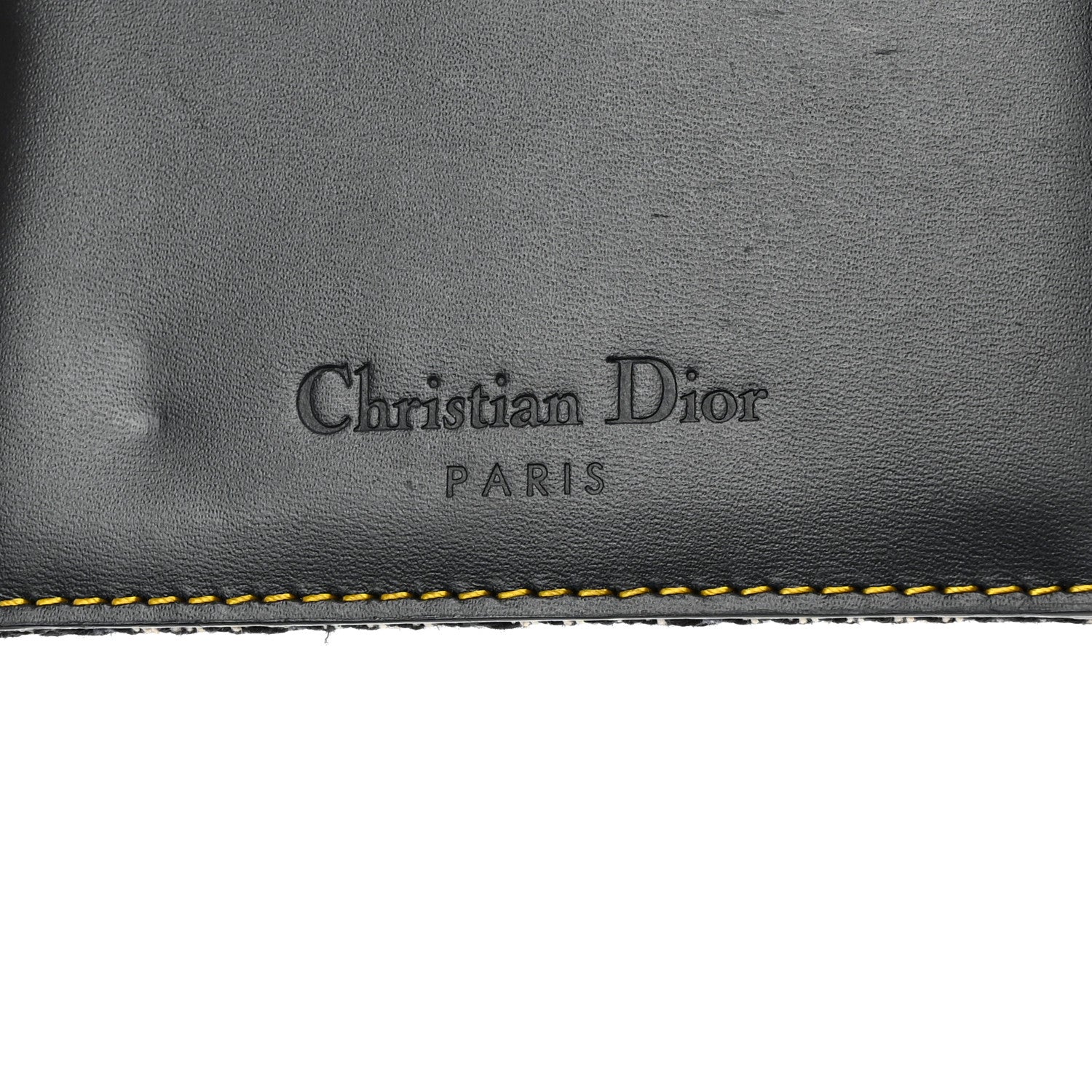 Christian Dior CHRISTIAN DIOR Monogram Saddle Wallet Navy 6 of 7