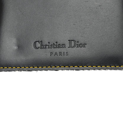 Christian Dior CHRISTIAN DIOR Monogram Saddle Wallet Navy 6 of 7