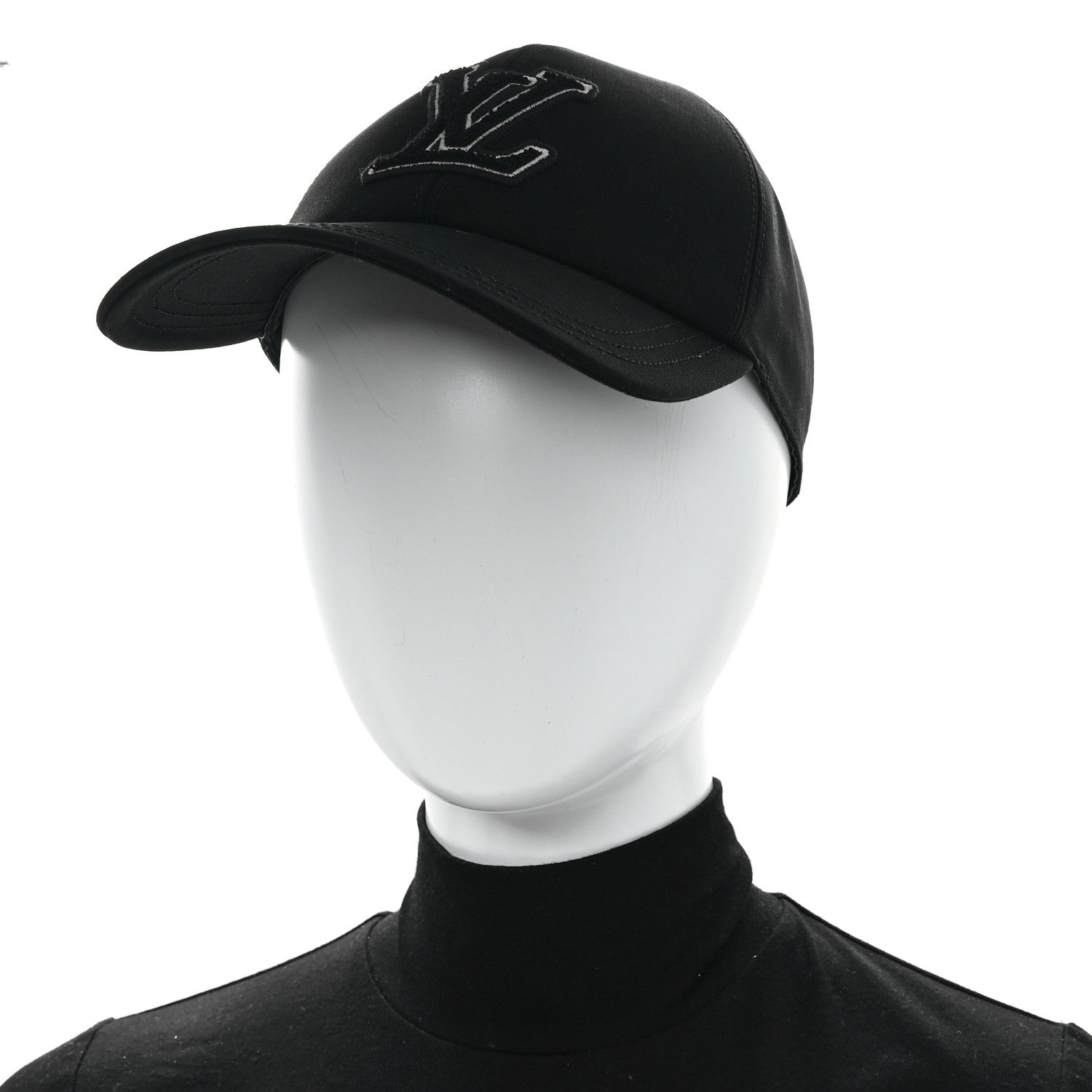 Louis Vuitton Cotton LV signature Cap  Black 2 of 9