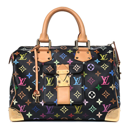Louis Vuitton Monogram Multicolor Speedy 30 Black 1 of 18