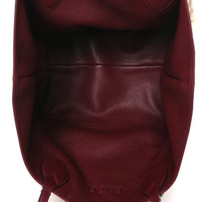 Gucci Grained Calfskin Monogram Large Totissima Reversible Tote Rosso Ancora 9 of 18