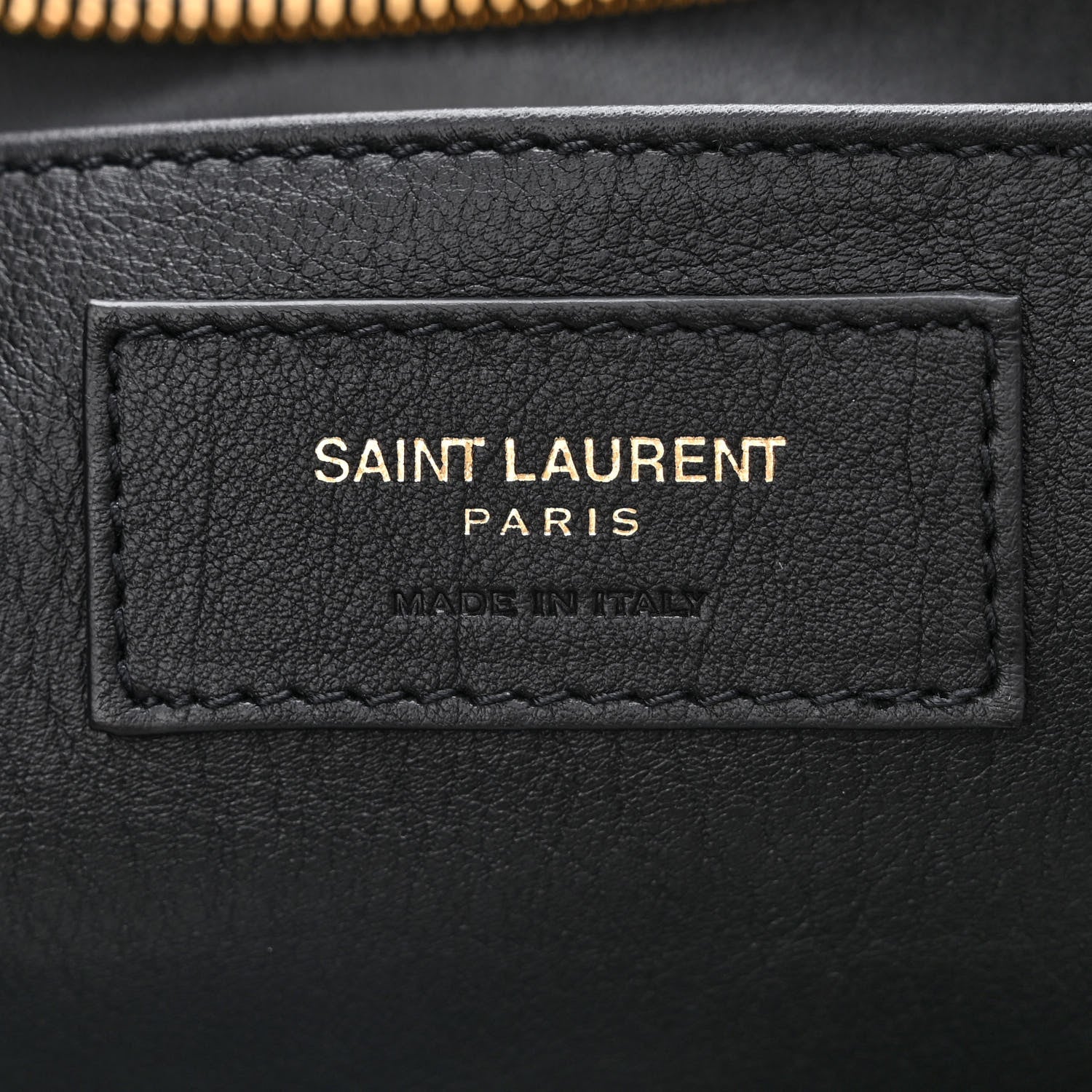 Saint Laurent Calfskin Suede Small Monogram Downtown Cabas Black 6 of 10