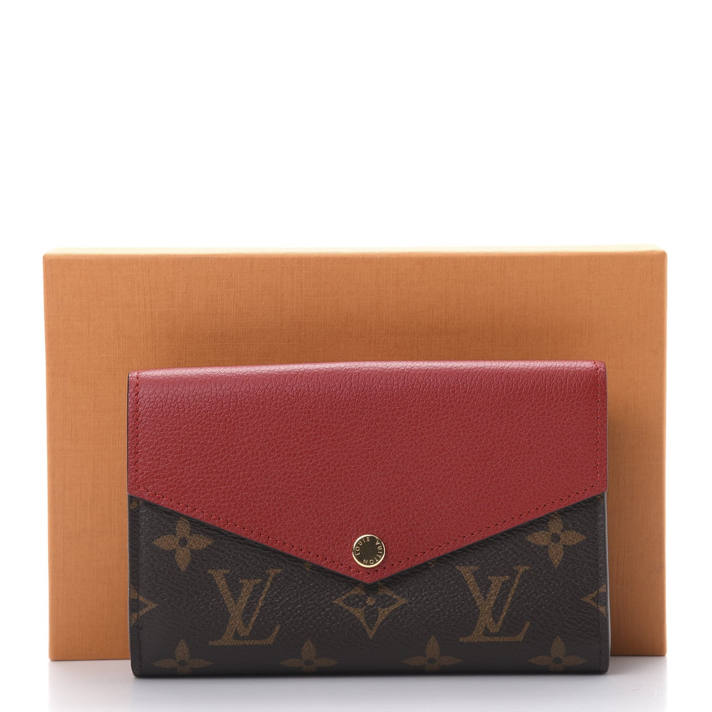Monogram Pallas Compact Wallet Cherry