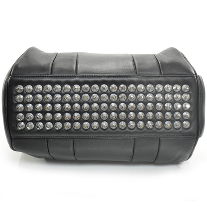Alexander Wang Leather Resin Rivet Rocco Duffel Bag Black 4 of 7