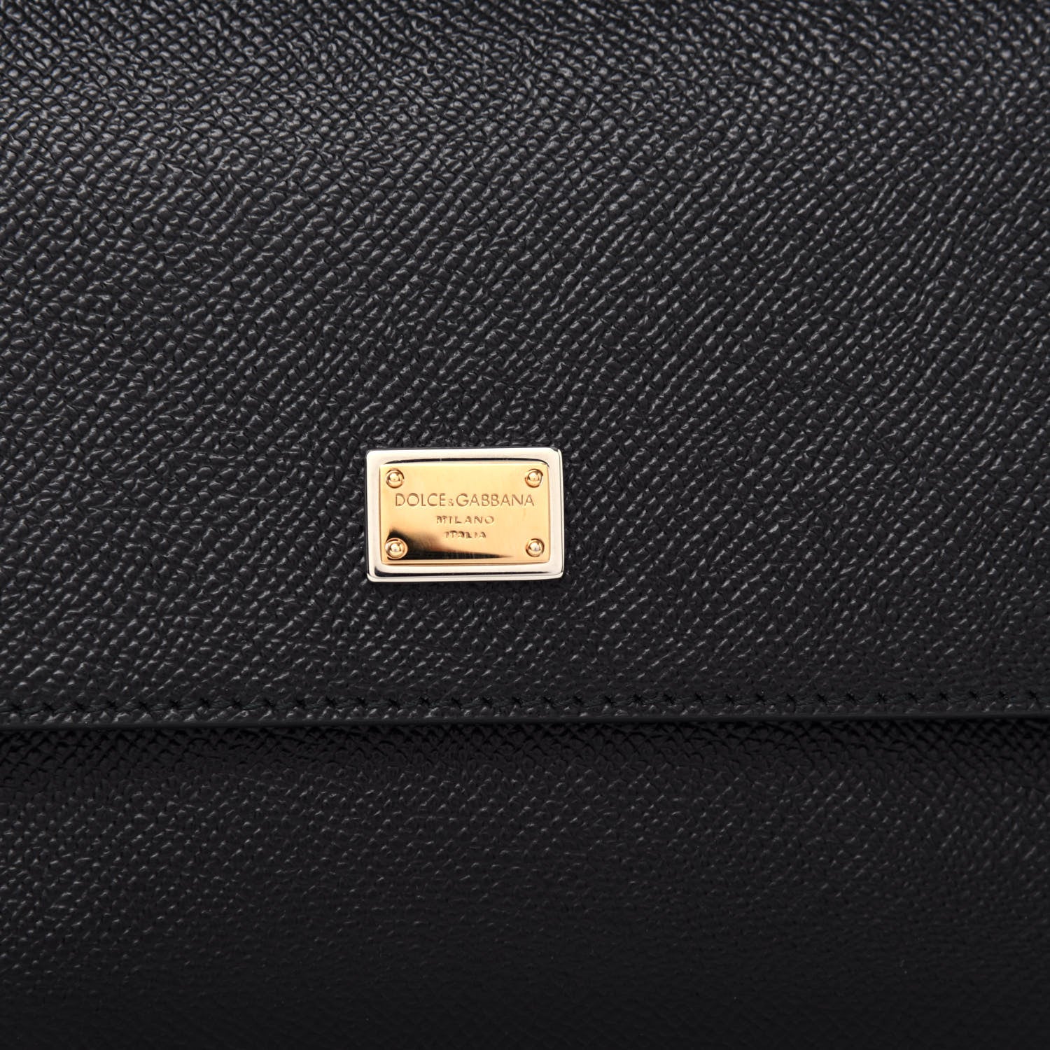 Dolce & Gabbana Dauphine Small Miss Sicily Satchel Black 9 of 9