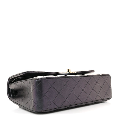 Chanel Iridescent Lambskin Quilted Medium Double Flap Black 4 of 11